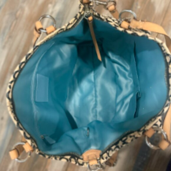 Coach large leather tote - Picture 6 of 8